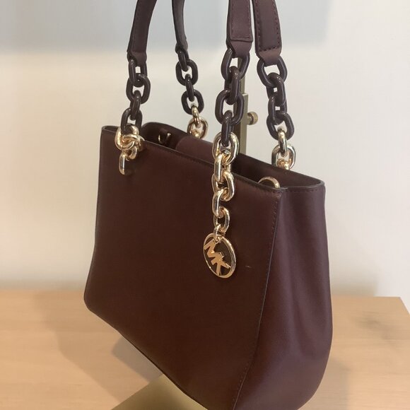 Beautiful Michael Kors Maroon Handbag - Picture 2 of 6